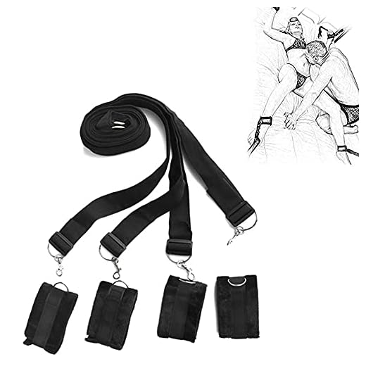 YameiS Correa elástica de Nailon Negra, Ajustable, se Puede Utilizar como Accesorios de Juego, Adecuada para Principiantes, Aventuras en la habitación, S ~ E ~ X TO ~ Y