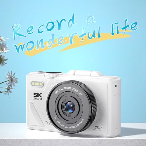 Appareil Photo Numérique 5K WiFi pour réussir vos vlogs sans flou grâce à l'autofocus rapide - 4