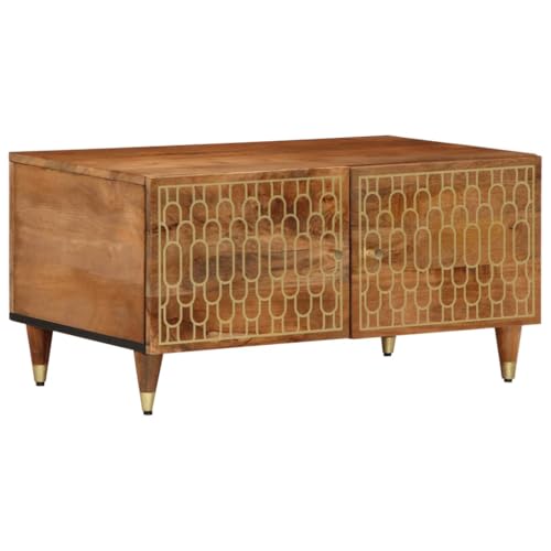 Table basse en bois massif de manguier ShGaxin pour vos apéritifs