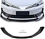 SCITOO Carbon Look PP Universal Front Bumper Body Kit Spoiler Chin Spoiler Front Bumper Lip