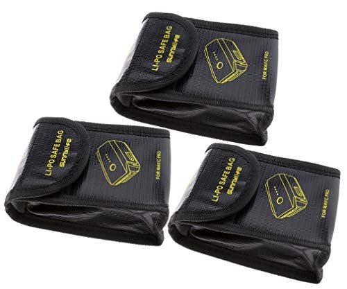 Shentian -1/2/3 Piezas Anti-explosión Fire Battery Bag para DJI Mavic Pro Cover