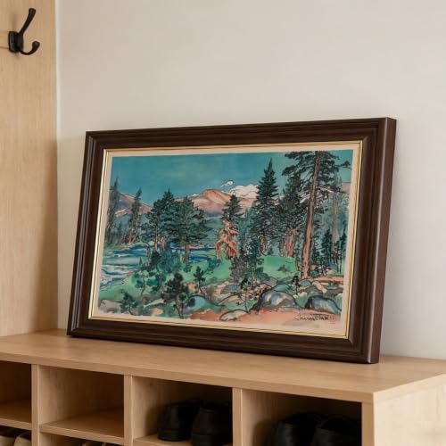 Impression sur toile supérieure Lyell avec cadre suspendu chic - 3