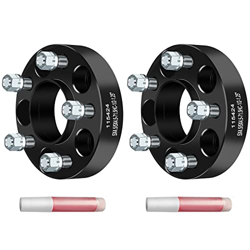 ECCPP 2X 1.25 inch Wheel Spacers hub Centric 5 Lug 5x4.5 to 5x4.5 5x114.3mm to 5x114.3mm Fits for Ranger for Aviator Mark 7 Wheel spacers