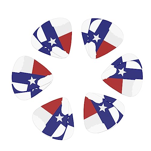 Lot de 12 médiators tendance et durables avec drapeau du Texas dans une boîte pour ukulélé guitare électrique basse - Les Beatles, Paul McCartney, John Lennon, RIngo Starr, George Harrison Lot de 12 médiators tendance et durables avec drapeau du Texas dans une boîte pour ukulélé guitare électrique basse – Image 3