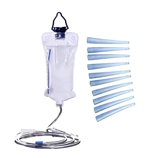 Reusable Enema Kit Colon Douche Bag, MTSXDYT 1200ml Enema Bag Kit for Colon Cleaning- Home Colon Enemas - Water & Coffee Colon Detox Cleanse Kit-Includes 10 Replacement Enema Tubes