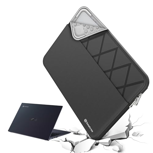 Image of Smatree Laptop Sleeve for 13.4 inch ASUS ROG Flow X13(2023),Case with Pocket,YKK Zipper,Patented Shockproof Design(E408)