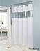 Hookless Vision Vinyle Shower Curtain - White