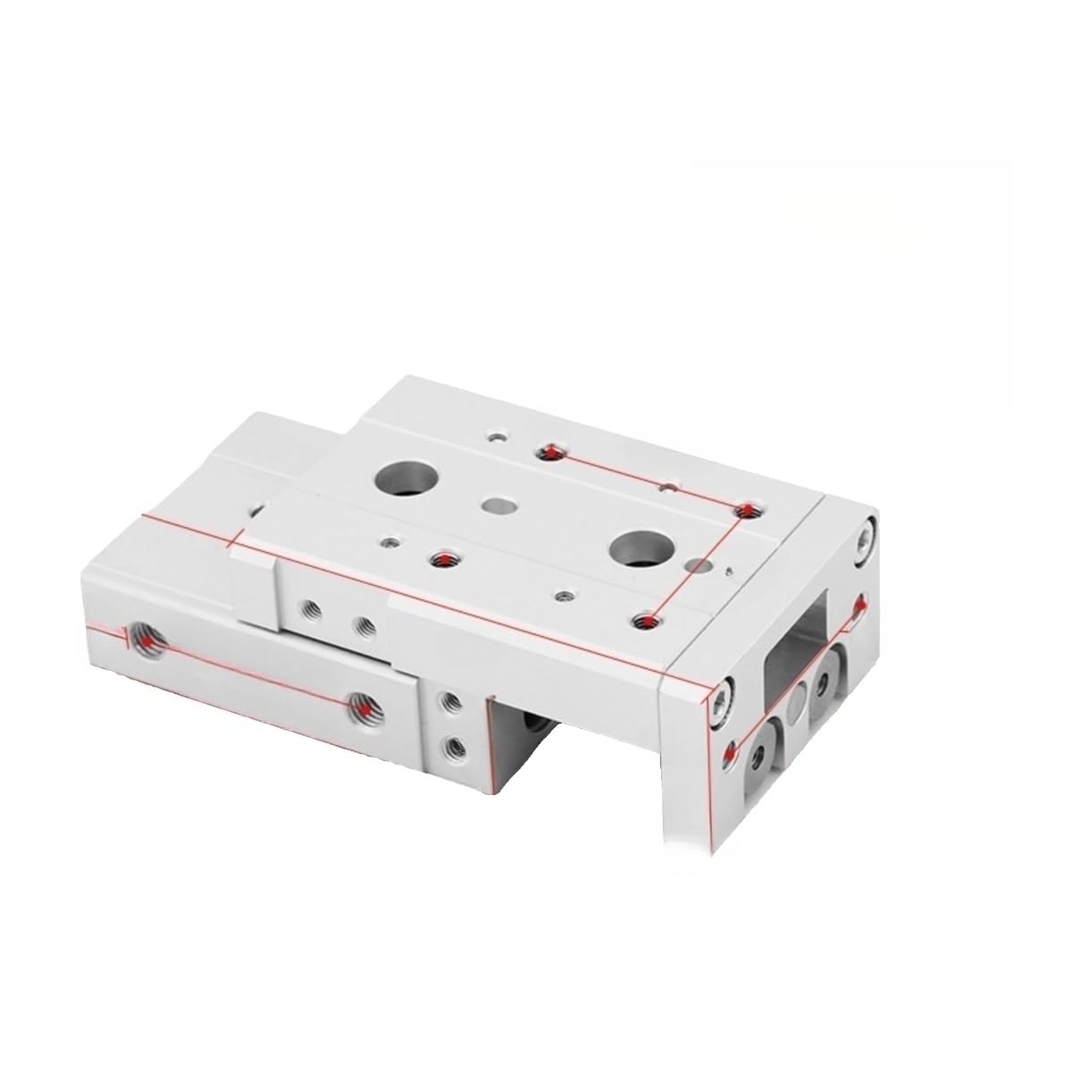Cylindre pneumatique MXS20-20 pour éliminer le jeu linéaire