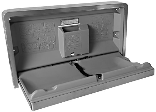 Bobrick Kb110-Sswm Koala Kare Horizontal Wall Mounted Baby Changing Station, Stainless Steel Finish, 35-1/4" Width X 20" Height #TOP22