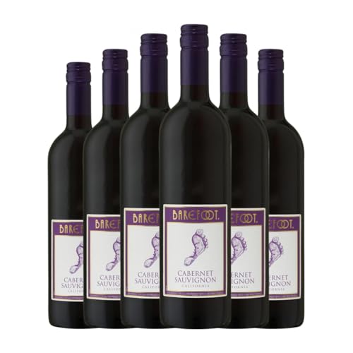Barefoot Cabernet Sauvignon California 75 cl Vino tinto (Caja de 6 Botellas de 75 cl)