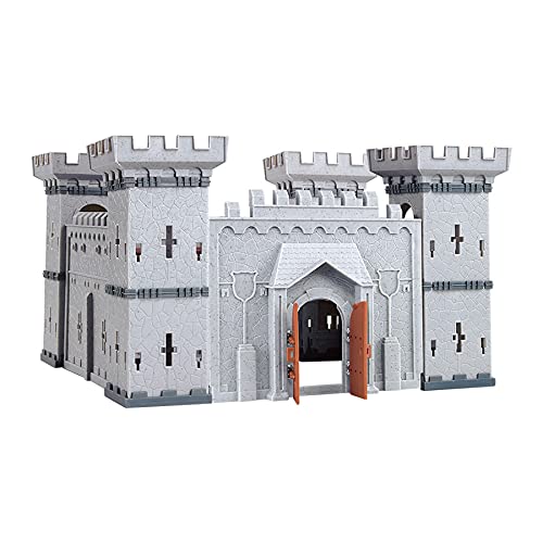 Coole, kleine Ritterburg mit Spielfiguren Königreich Burg Schloss DIY (klein) – Bild 3