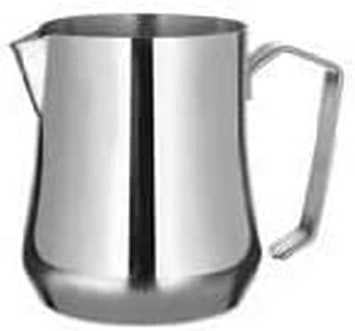 Metallurgica motta - Jarra de acero inoxidable de 25.4 oz / 25.4 fl oz de espuma de tulipanes para vaporizar leche