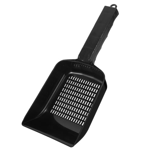 HOLIDYOYO Aquarium Sand Shovel Scoop Cleaner Trap Duct Broom Tank Sponge Cleaning Vacuum Canister Water Fish Pond Drainer Changer Turtle Scrubber for Fish Electric Dryer Black Plastic