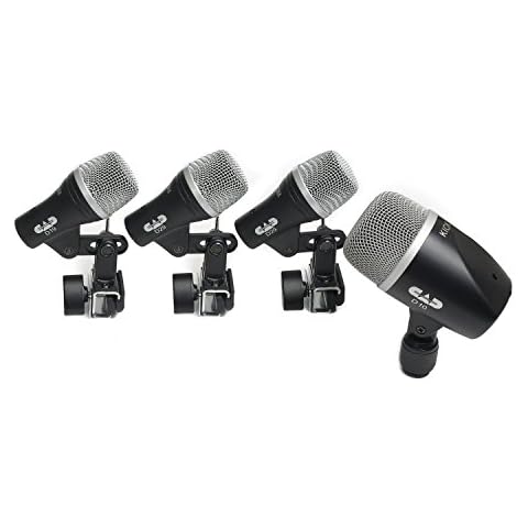 CAD Audio Stage4 4-Piece Drum Mic Pack - Includes Kick Mic, Snare Mic and 2 Tom Mics Cover