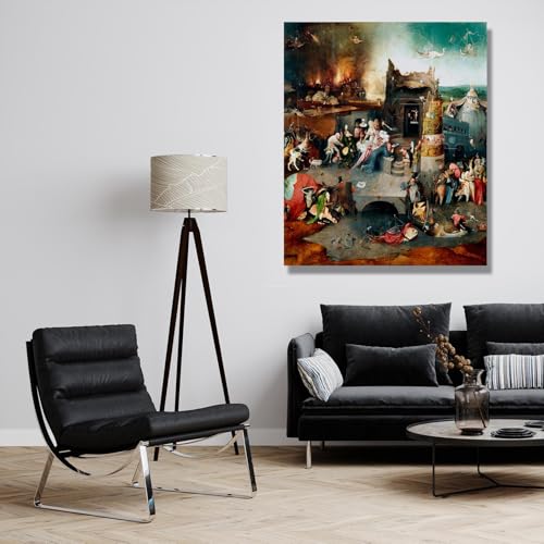 Tableau sur Toile Bosch Déco Murale Salon Moderne Impression Célèbre - 2