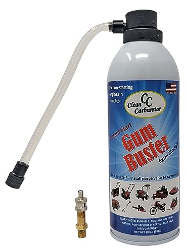 CleanCarburetor GumBuster Carburetor Cleaner + Purge Valve K...