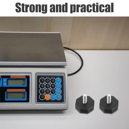 Pieds à vis pour balance électronique de précision noirs - 4