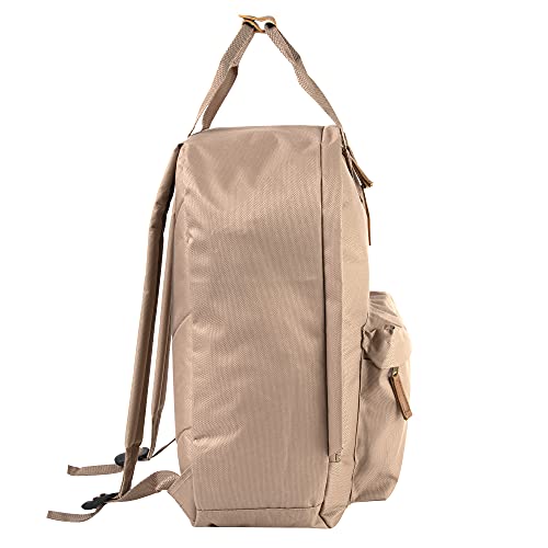 Summit Ridge Laptop Backpack For Women, Men For Travel, School, College Backpack With Padded Back, Adjustable Padded Shoulder Straps (Tan) #TOP3
