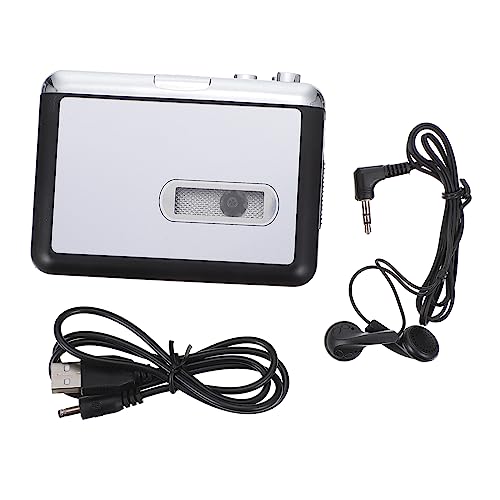 LIFKICH Reproductor De Metal Convertidor De Cinta Reproductor De Música USB Compatible para Escuchar Música De Casetes Digitalizada