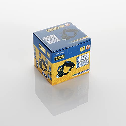 Linterna frontal LED Alyco 190562 recargable de 10W para trabajar con manos libres pack 2 7