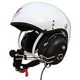 Gadek Professional Communication Helmet for Powered Paragliding and Paramotor (White) Size:L
