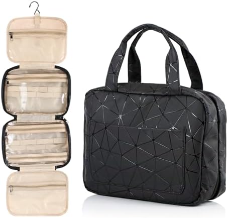 Lsinsin Neceser para Viaje Hombres y Mujer, Impermeable de Gran C...