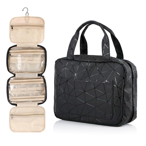 Lsinsin Neceser para Viaje Hombres y Mujer, Impermeable de Gran C...