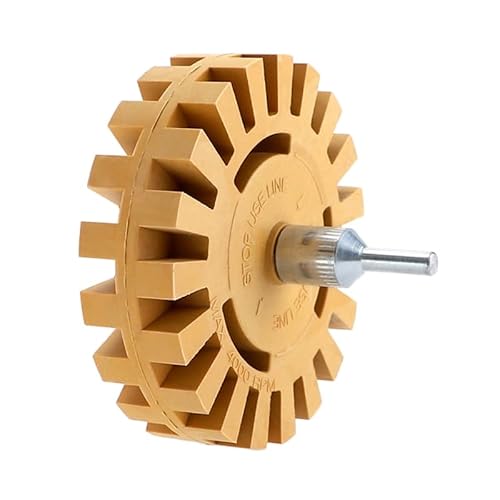 Ljmyy 4 inch Rubber Grinding Wheel Quick Deglue Abrasive Disc Polishing Wheel for Grinder Die Grinder