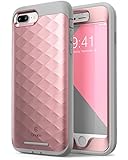 iPhone 8 Plus Case, Clayco [Hera Series] Full-body Rugged Case with Built-in Screen Protector Compatible with Apple iPhone 7 Plus 2016 / iPhone 8 Plus 2017 (RoseGold)