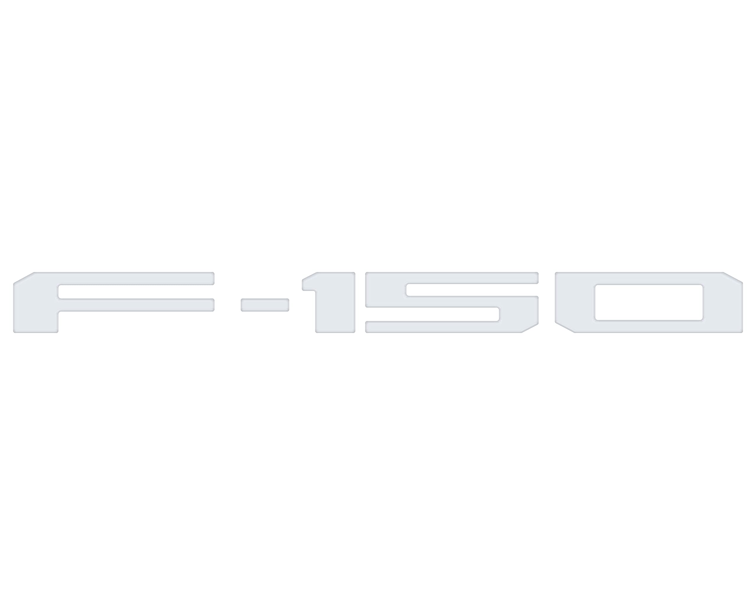 F-150 Tailgate Emblem Letter Inserts - Compatible with 2021-2026 F-150