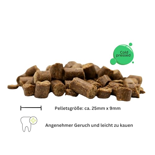Naturpfötchen Freilandgans - 100% kaltgepresst- hergestellt von der Markus Mühle - umweltbewusst - Premium Hundetrockenfutter (5kg)