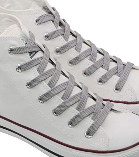 Image of VSUDO 2 Pairs Double Layer Flat Sneaker Shoe Lace, Flat Shoelace /Shoe String