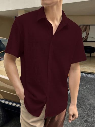 Image of Leriya Fashion Full Shirt for Man | Unique Shirts for Men Stylish |Casual White Shirt's for Mans |Polycotton Button Down Shirt for Mens (Available in Plus Size)