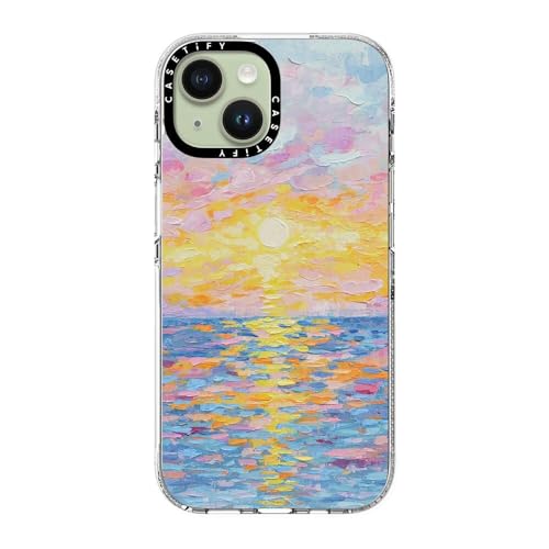 Coque iPhone 15 CASETiFY transparente qui ne jaunit pas pour une clarté durable