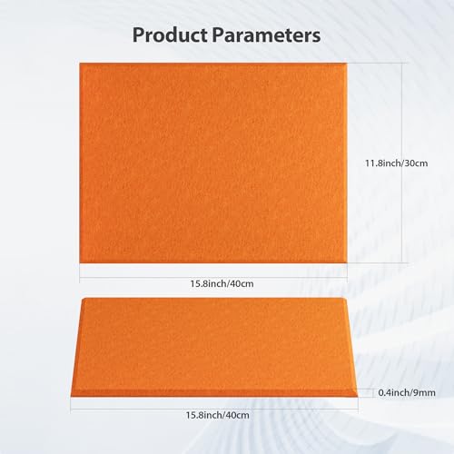 Image of 12 Pack Rectangle Acoustic Panels Self Adhesive Sound Proof Foam