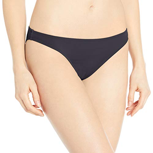 Roxy womens Beach Classics Moderate Bikini Bottoms, True Black, Large US