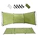 Pesoncarl Wind Breaker Beach Garden Windbreak for Camping 98.43x27.56 in Caravan Sun Screen Shelter Tall Wind Break with Gound Pegs, Rope and Storage Bag No Poles, Windbreaks Sun Shelters