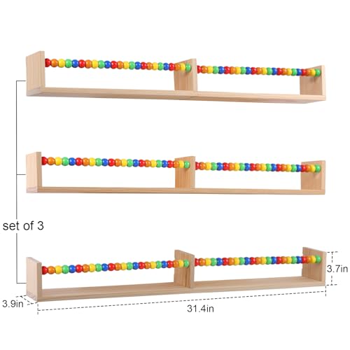 Juego de 3 estantes para libros de guardería con 50% de descuento - Image 2