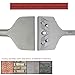 Regiis Tech SDS Plus Floor Scraper 3 in. x 7.5 in. Wide Angled Flooring Adhesives Remover, Cranked Thinset Removal Tool Chisel Bit for Rotary Hammer Drill