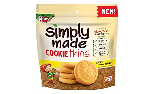 Simply Made Cookie Thins, Crispy Lemon Delight, 6-Oz Bags (Pack of 3)