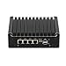 HUNSN Micro Firewall Appliance, Mini PC, OPNsense, VPN, Router PC, Intel N4505 N6000, RS41, AES-NI, 4 x 2.5GbE I226-V, Console, Type-C, HDMI, DP, SIM Slot, 4G RAM, 32G SSD