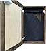 Bellewood Designs Hidden Gun Safe - American Flag Stand for The Flag Kneel for The Cross Wall Gun Safe - Wood Gun Cabinet - Handcrafted Gun Concealment Furniture - Hidden Gun Storage