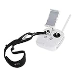 TXEsign Adjustable and Detachable Remote Controller Lanyard Padded Neck Strap for DJI Drone Phantom 3 4 Pro Inspire 1 (Black)
