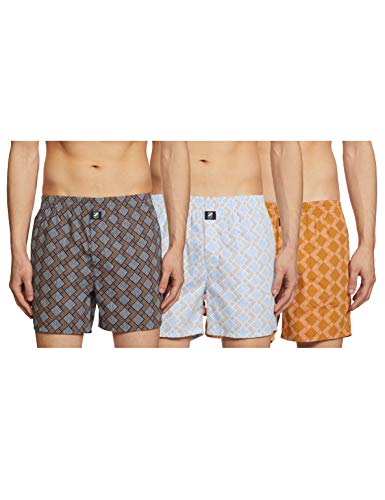 Image of Amazon Brand - House & Shields Men's Cotton Boxers (Pack of 3)
