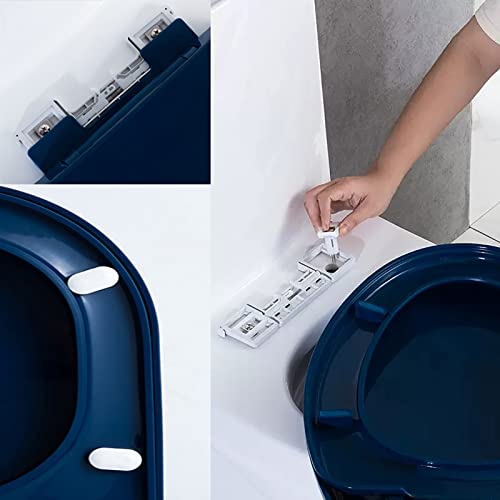 Housse de siège WC compact avec fixations incluses pour pose rapide - 6