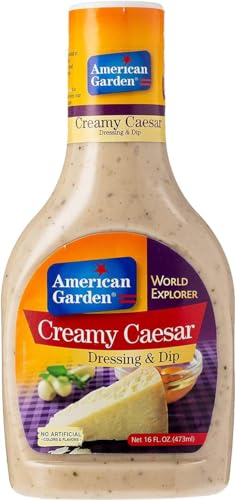 صلصة تتبيلة سيزر الكريمية من امريكان جاردن - 473 مل