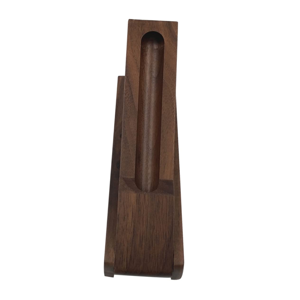 Boîte à stylos bois en noyer massif SHINEOFI l'élégance bureau