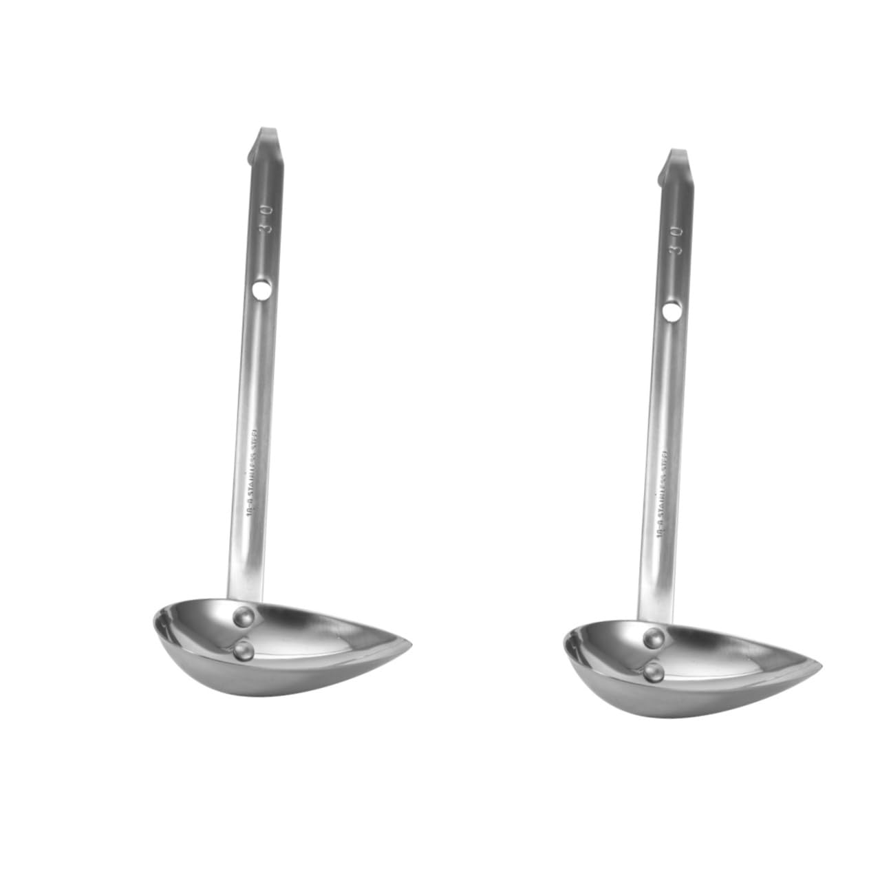 2piezas Cucharón Inoxidable Para Salsas Para Cocina Profesional o Repostería