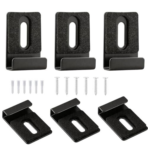 Heavy-Duty Metal Mirror Hanger Clips (6 Pcs)