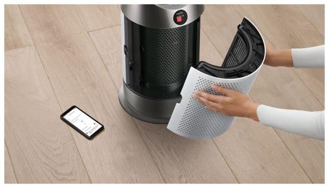 Dyson Purifier Hot+Cool HP1, ventilador, purificador de aire y calefactor, Blanco/Blanco
